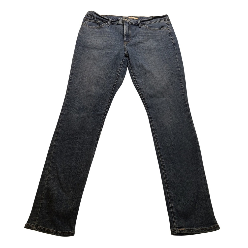 Levis 311 Shaping‎ Skinny Jeans Women's 32 Blue Denim Mid Rise Stretch Pants